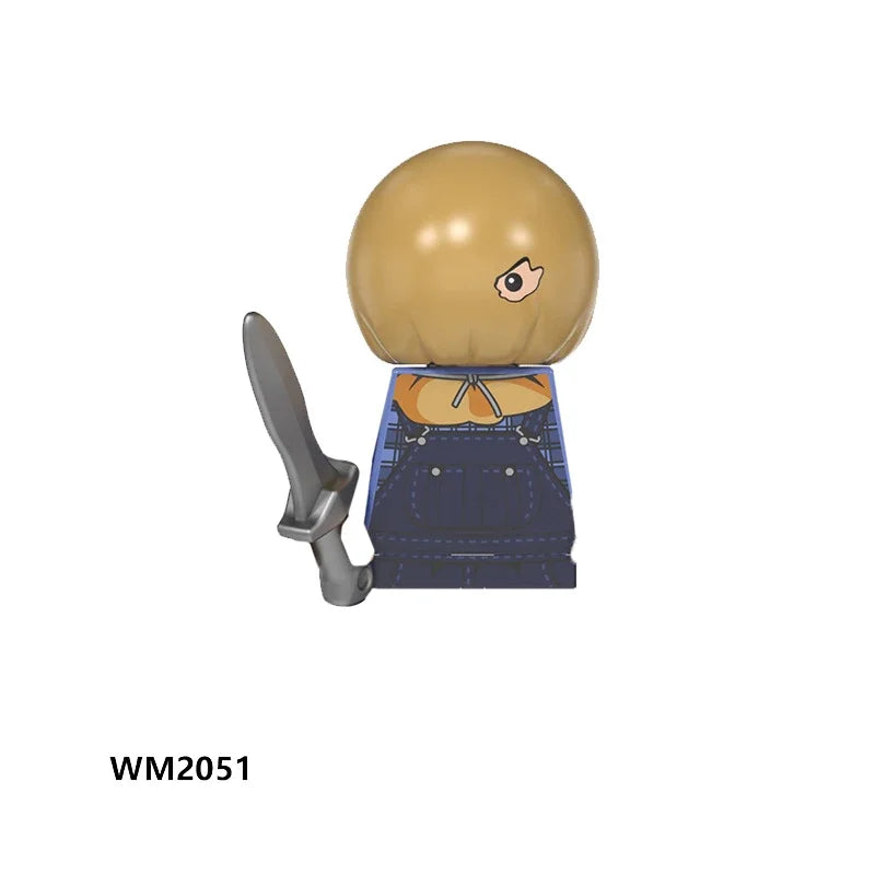 Horror Movie Action Figure Building Blocks – M3gan, Nun & Ash Terrifier Halloween Toy Gift