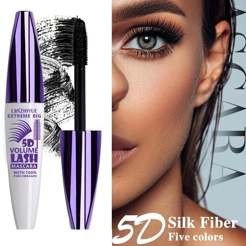 5D Extreme Volume Lash Mascara – Waterproof, Long-Lasting, Natural Thickening & Curling Eyelash Extension