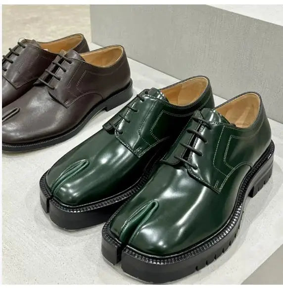 Women’s Split Toe Flats — Slip-On Casual Tabi Mary Janes, Pig Hoof Style Loafers, Fashionable Shoes