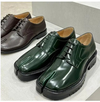 Women’s Split Toe Flats — Slip-On Casual Tabi Mary Janes, Pig Hoof Style Loafers, Fashionable Shoes