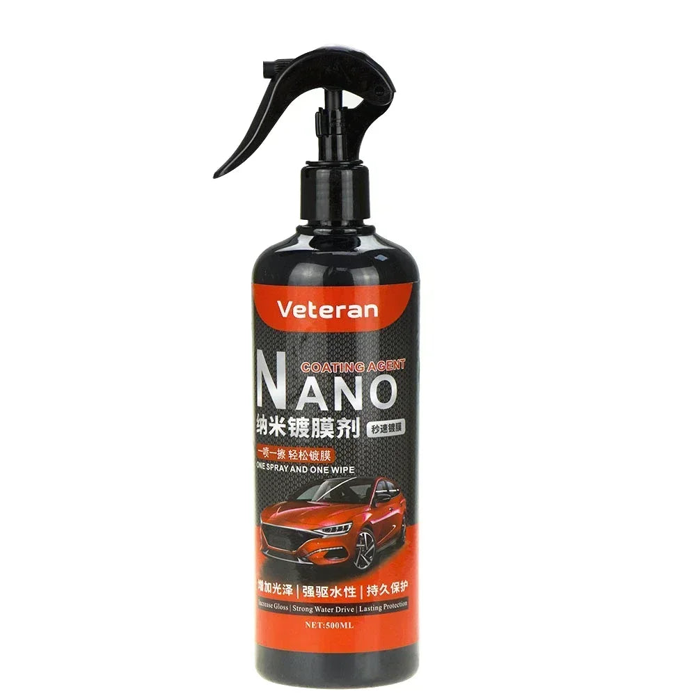 500ML/250ML Car Ceramic Coating – 9H Hardness Nano Glass Polish for Car Detailing & Protection