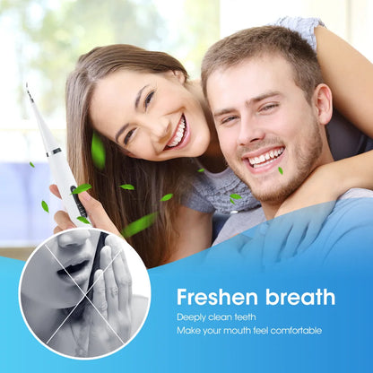 Electric Tooth Whitening Brush – Sonic Teeth Cleaner, Dental Scaler, Plaque & Calculus Remover Kit