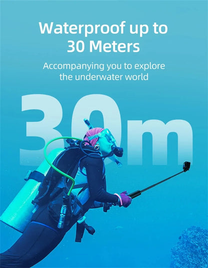 BSLIUFANG Underwater Buoyancy Pole Selfie Stick Tripod — Extendable Mount for GoPro, Insta360, DJI Osmo, and Sports Cameras