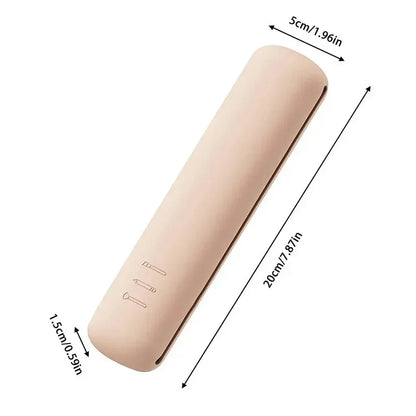 Travel Silicone Makeup Brush Holder — Portable Waterproof Cosmetic Sponge & Brush Case for Women and Girls