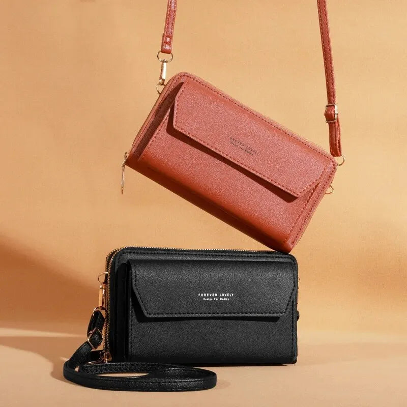 Summer Crossbody Bag for Women: Small Market Simple One Shoulder Bag - Double Layer Casual Body Bag for Mobile Phone, New Arrival
