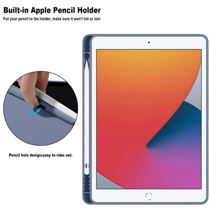 iPad Air 5 Case 2022: Cover with Pencil Holder for iPad Air 4/3 2020, Pro 10.5, 2018 9.7, Air 2, 11, 2021 10.2 - Compatible with 6th/7th/8th/9th/10th Generation