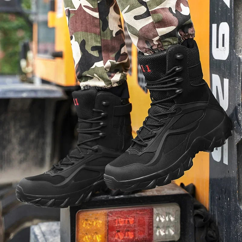 Men's Tactical Boots - Lightweight Autumn Special Forces Field Boots, Non-Slip Outdoor Shoes for Men (Zapatillas Hombre)