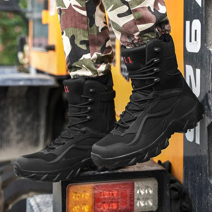Men's Tactical Boots - Lightweight Autumn Special Forces Field Boots, Non-Slip Outdoor Shoes for Men (Zapatillas Hombre)