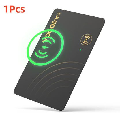 VOCOlinc Wireless Charging Bluetooth Smart Tag — 1/2PCS Global Locator & Item Finder Card, Compatible with Find My (iOS Only)