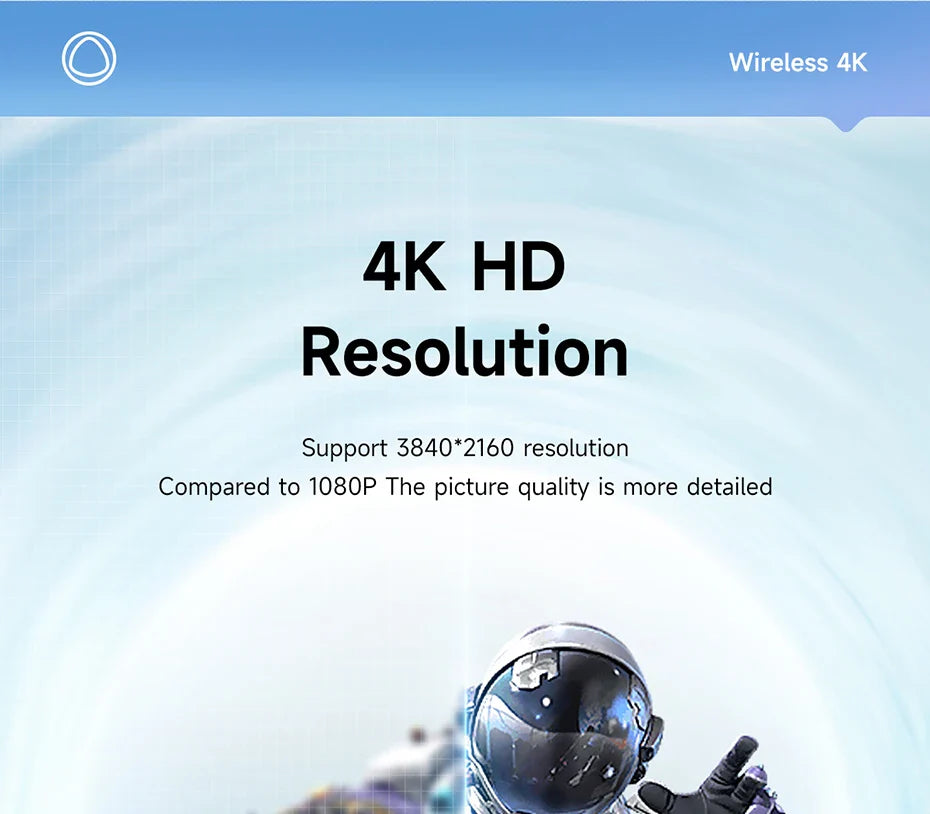 Hagibis 4K HDMI Wireless Transmitter and Receiver Kit – HDMI Extender for Monitor, Projector, HDTV, PC, Camera, Xbox Live