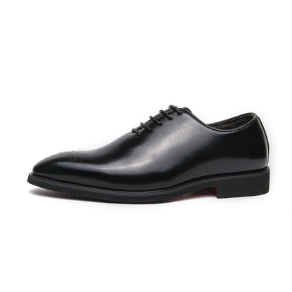 Luxury Men’s Leather Oxford Dress Shoes – High-Quality Gentleman Wedding & Office Shoes 2024