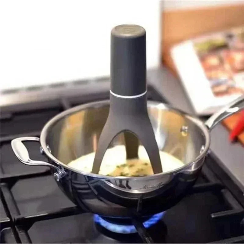 Automatic Pan Stirrer – Electric Whisk Stirrer for Cooking | Triangle Egg Beater and Food Mixer Kitchen Utensil