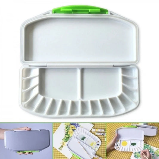 Professional Folding Watercolor Palette — Airtight, Leak-Proof Art Supply for Acrylic & Oil Painting