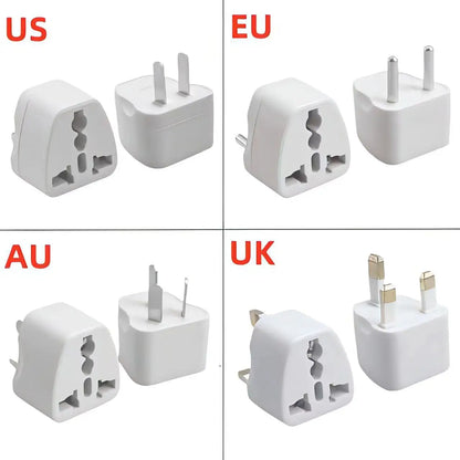 Universal Travel Plug Adapter – AU/UK/US to EU Power Socket Converter AC Outlet