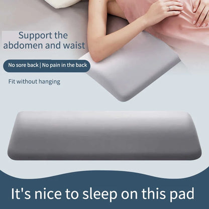 Lumbar Support Memory Foam Pillow — Back & Waist Cushion for Sleeping, Lower Back Pain Relief