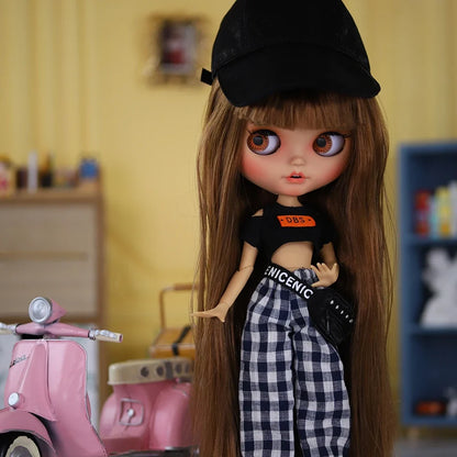 ICY DBS Blythe 1/6 BJD Doll - 30cm Jointed Body Tan Skin Anime Girl Toy