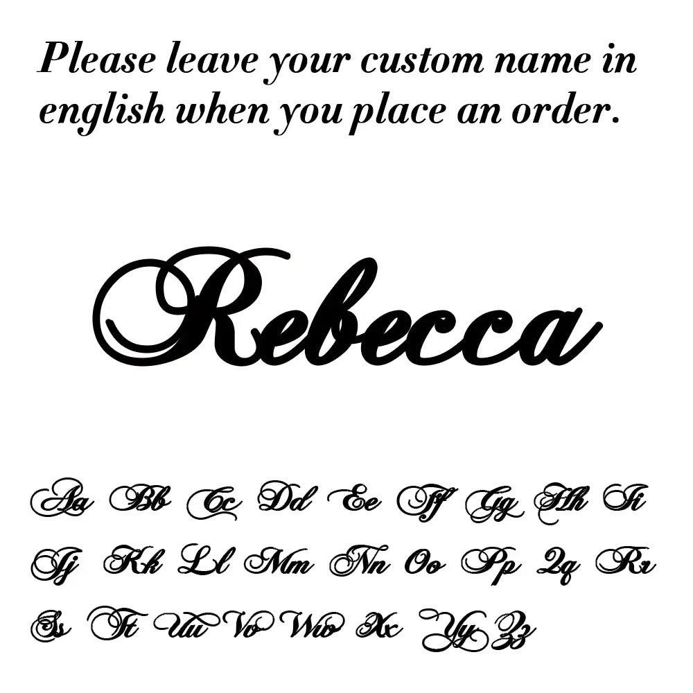 Sipuris Custom Name Brooch - Stainless Steel Trendy Pins for Women & Men, Nameplate Jewelry, Valentine's Day Gift