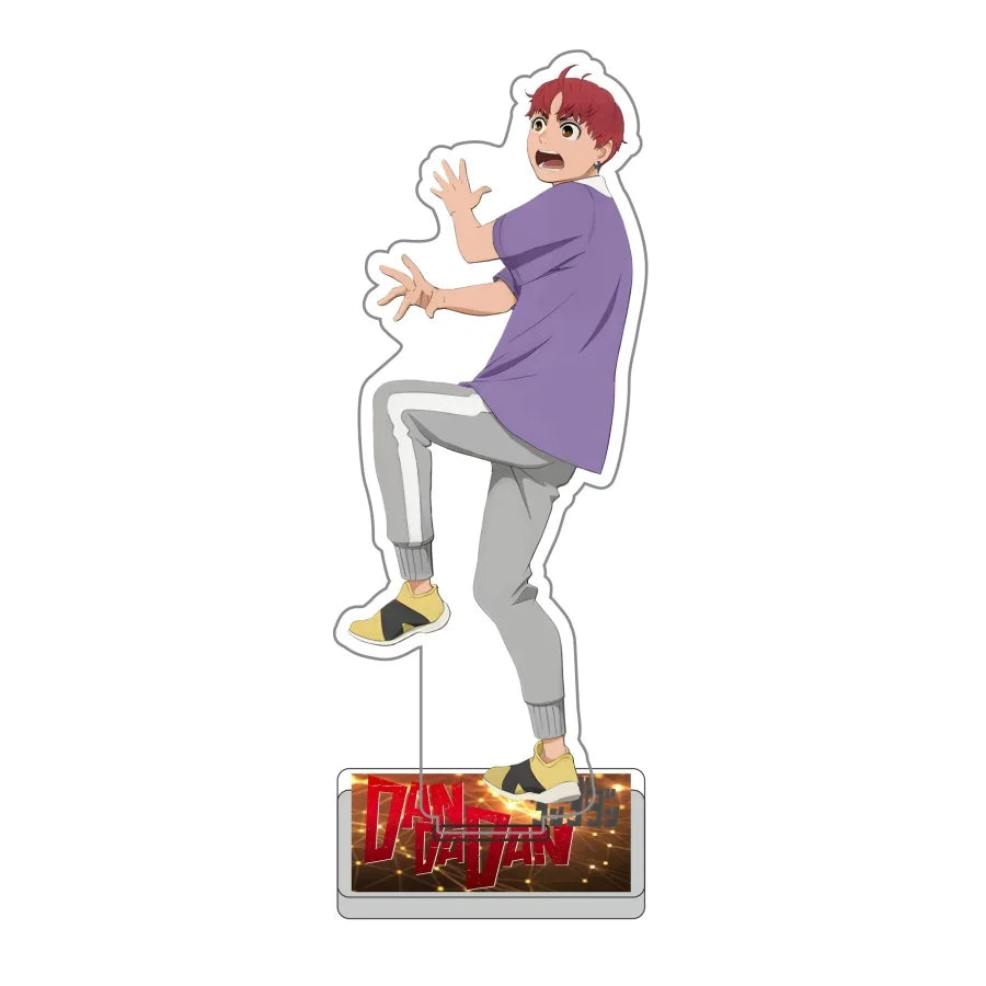 Anime Dandadan Momo Acrylic Keychain Stand – 15cm Cosplay Figure Display Plate for Bag Decoration, Fan Gift & Collectible Ornament