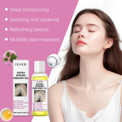 30/110ml Super Strength Yellow Peeling Oil – Brightening & Exfoliating Body Oil for Even Skin Tone & Moisturizing Care