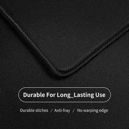 XXL Extended Gaming Mouse Pad 900x400mm – Black Desk Mat for Keyboard & Mouse, Non-Slip Computer Carpet for Office & Gaming Setup