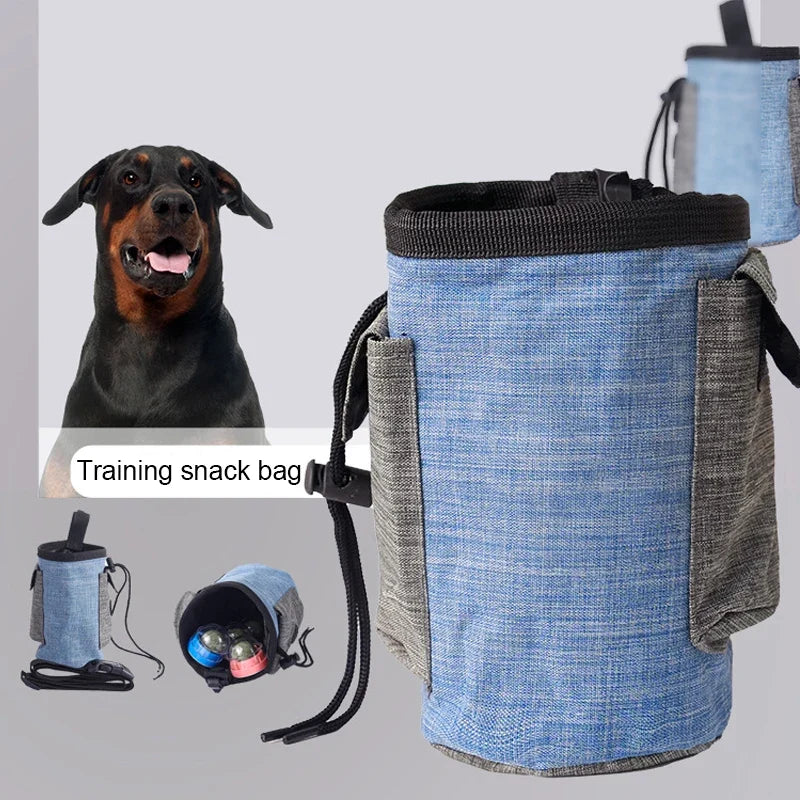Pet Training Waist Bag - Portable Dog Treat Pouch for Snacks, Poo Bags & Outdoor Walking Essentials
