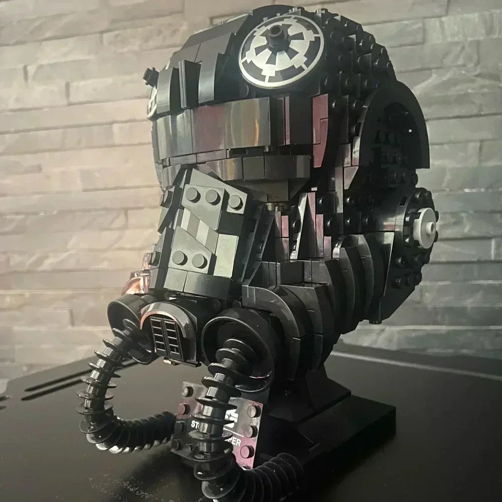 MOC Anime Pilot Helmet Building Blocks 75276/75274 — Model Toys for Kids Birthday Gifts