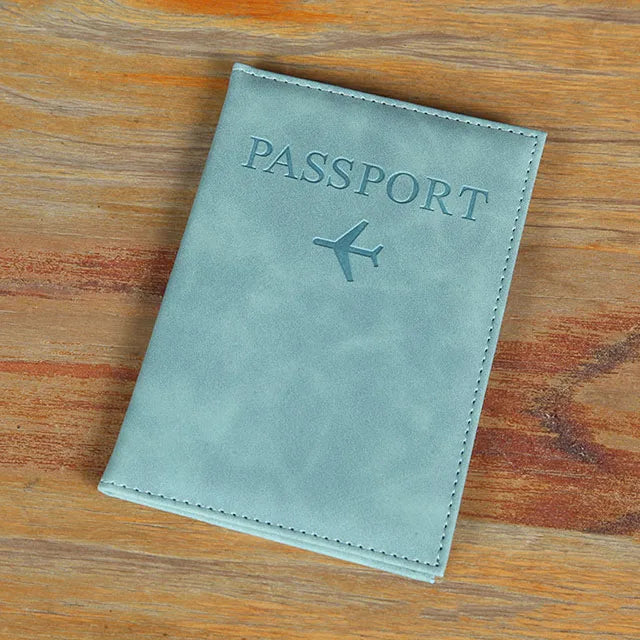 World Map Lover Passport Cover – Hot Stamping Travel Passport Holder Case for Men & Women, Fashion Wedding Gift Organizer