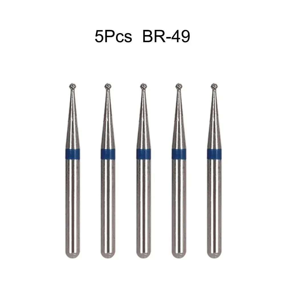 5pcs Dental Diamond Burs Drill FG 1.6mm – High-Speed Handpiece Burs for Polishing & Whitening