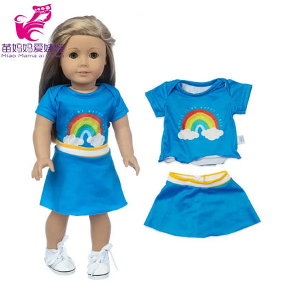 18-Inch American Girl Doll Clothes – Coat, Tights & Pants Outfit for Newborn & Baby Dolls