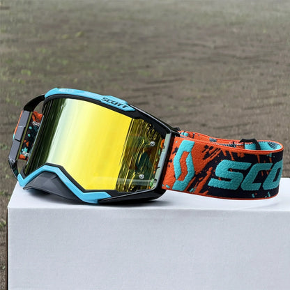 Motorcycle Riding Goggles UV400 – Dirt Bike & Cycling Glasses for Men, MTB & MX Off-Road Protection Eyewear Accessories