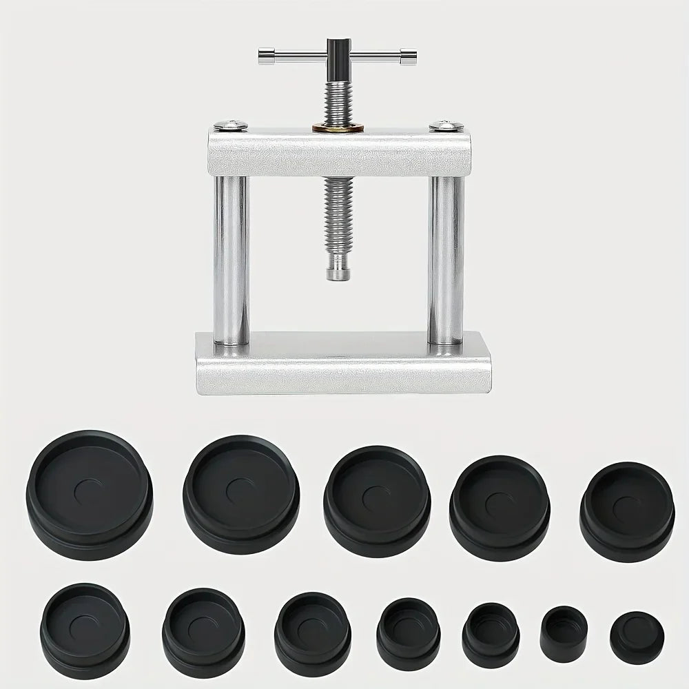 12/18pcs Professional Watch Repair Tool Set – Metal Back Cover Closer Kit for Watchmaker Maintenance