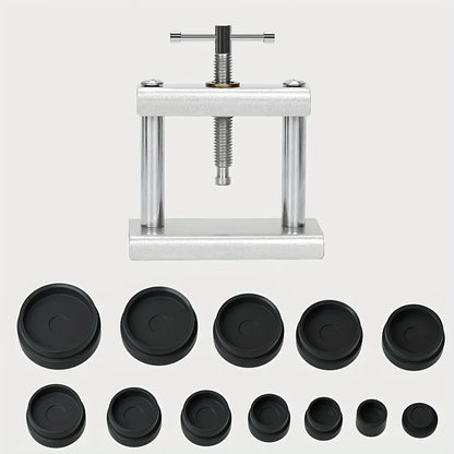12/18pcs Professional Watch Repair Tool Set – Metal Back Cover Closer Kit for Watchmaker Maintenance