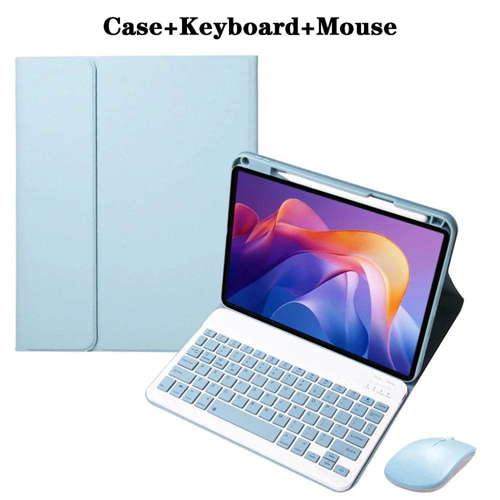 Keyboard Case for Redmi Pad 2 11-inch 2025 — Bluetooth Tablet Case with Pencil Holder for Xiaomi Redmi Pad 2