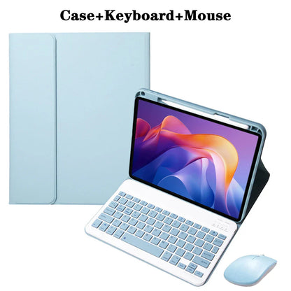 Keyboard Case for Redmi Pad 2 11-inch 2025 — Bluetooth Tablet Case with Pencil Holder for Xiaomi Redmi Pad 2