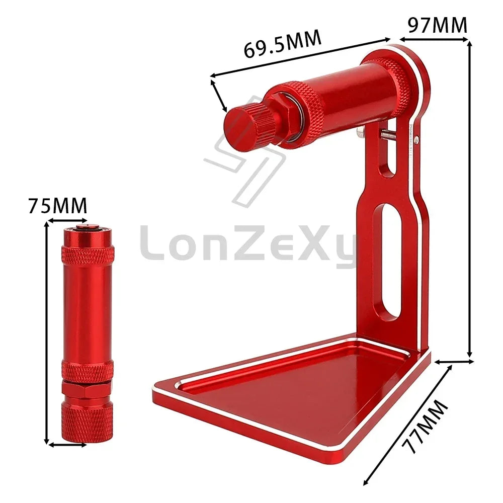 Metal Alloy Hex Wheel Tire Balancer Tool – 12mm & 17mm for 1/10, 1/8, 1/7 RC Car Tires, Dynamic Balance Support Base Upgrade