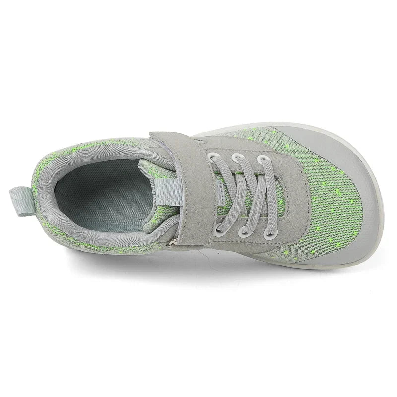 Kids Barefoot Sneakers - Wide Toe Natural Foot Shape Shoes For Boys & Girls Toddlers and Big Kids
