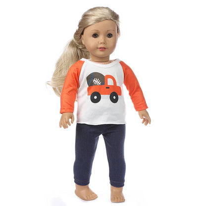 18-Inch American Girl Doll Clothes – Coat, Tights & Pants Outfit for Newborn & Baby Dolls