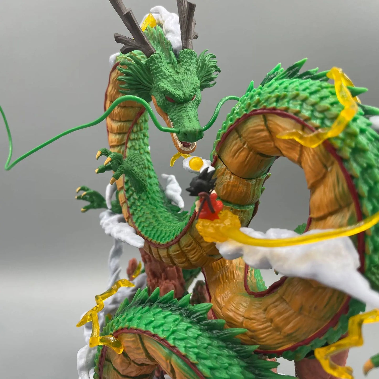 24cm Dragon Ball Anime Figure — Goku & Shenron PVC Statue for Collection & Room Decor
