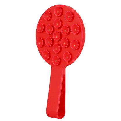 Multi-Functional Magnetic Phone Holder – Silicone Suction Cup Portable Handheld Stand for MagSafe iPhone 12–16 Mount Grip Bracket