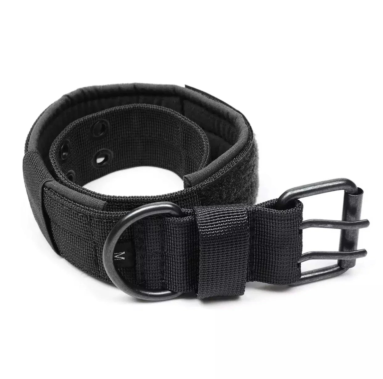 Adjustable Reflective Nylon Dog Collar – Heavy Duty Tactical Training Collar for German Shepherds