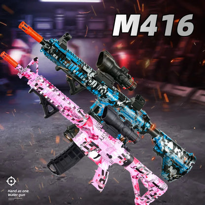 M416 Electric Blaster Toy Gun – Outdoor Gel Bullet Shooting Sport for Parent-Child Interactive Games