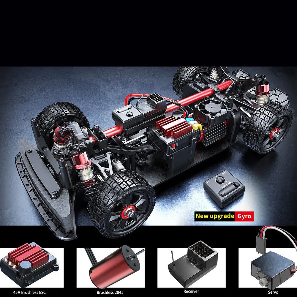 MJX 14301/14302/14303 1/14 RC Car — 55km/h Brushless HYPER GO 2.4G 4WD Off-Road High-Speed Remote Control Car Truck Hobby Toy