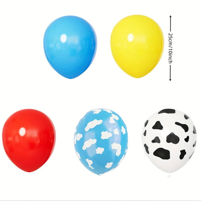 Cow Print Toy Balloons - Colorful Birthday, Baby Shower & Football Party Decorations