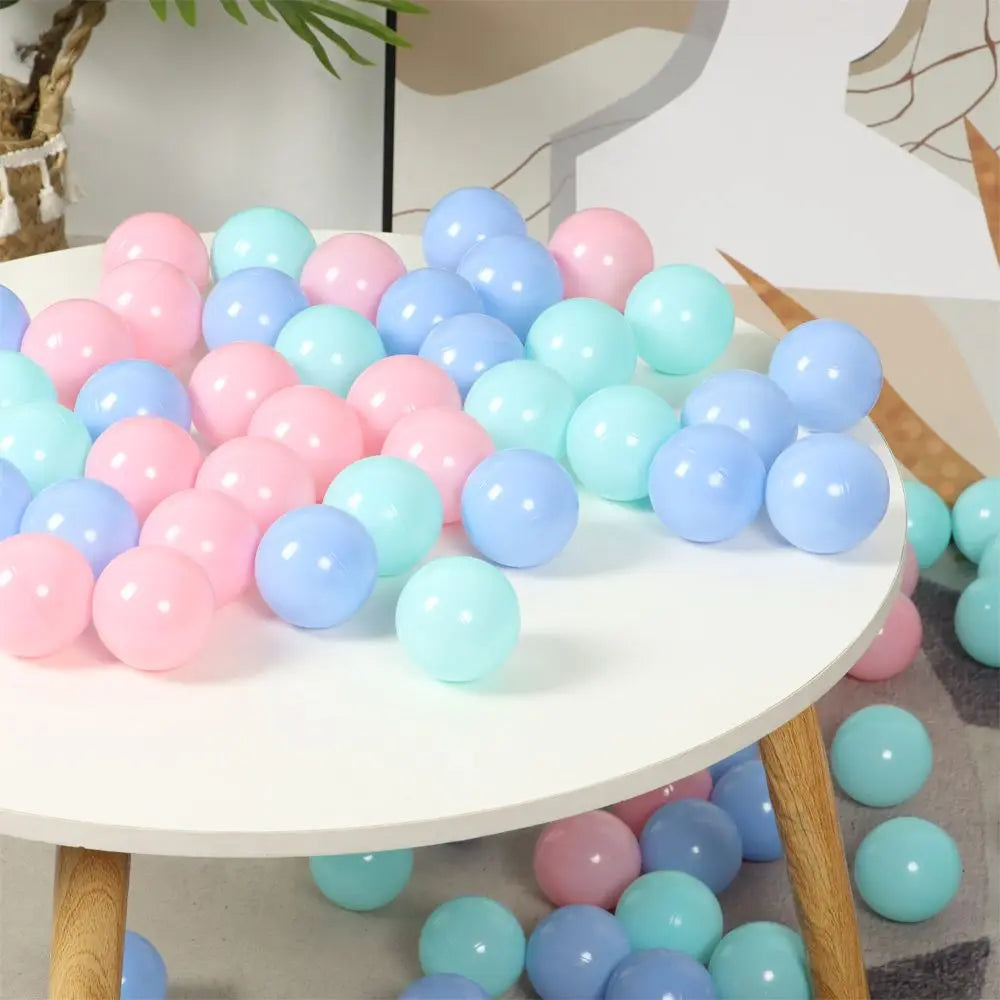 100PCS Colorful Soft Outdoor Water Balls – Pool & Ocean Wave Balls for Kids, Baby Toys, Eco-Friendly Stress Relief Air Balloons