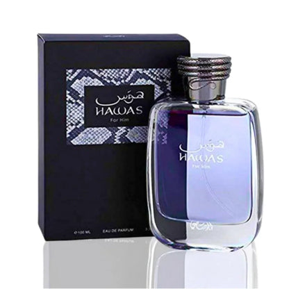 Hawas Perfume for Men 100ML – Long-Lasting High-Quality Eau de Parfum Cologne Spray for Gentlemen
