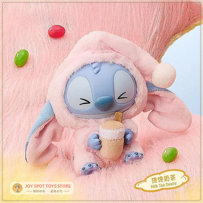 Stitch "Eat Something Before Sleep" Series Vinyl Blind Box – Kawaii Plush Doll Pendant Ornament, Cute Surprise Gift
