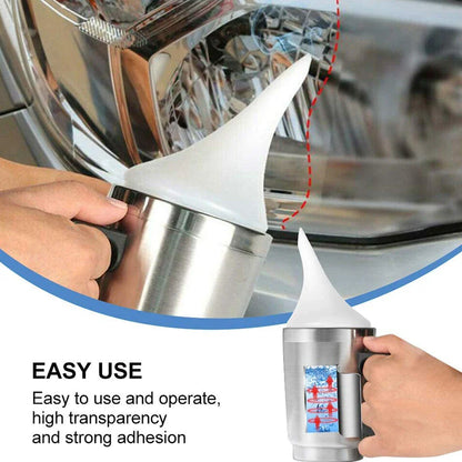 Car Headlights Renovation Polishing Kit - Automotive Care Tool with 800ML Liquid Polymer for Headlight Chemical Polishing