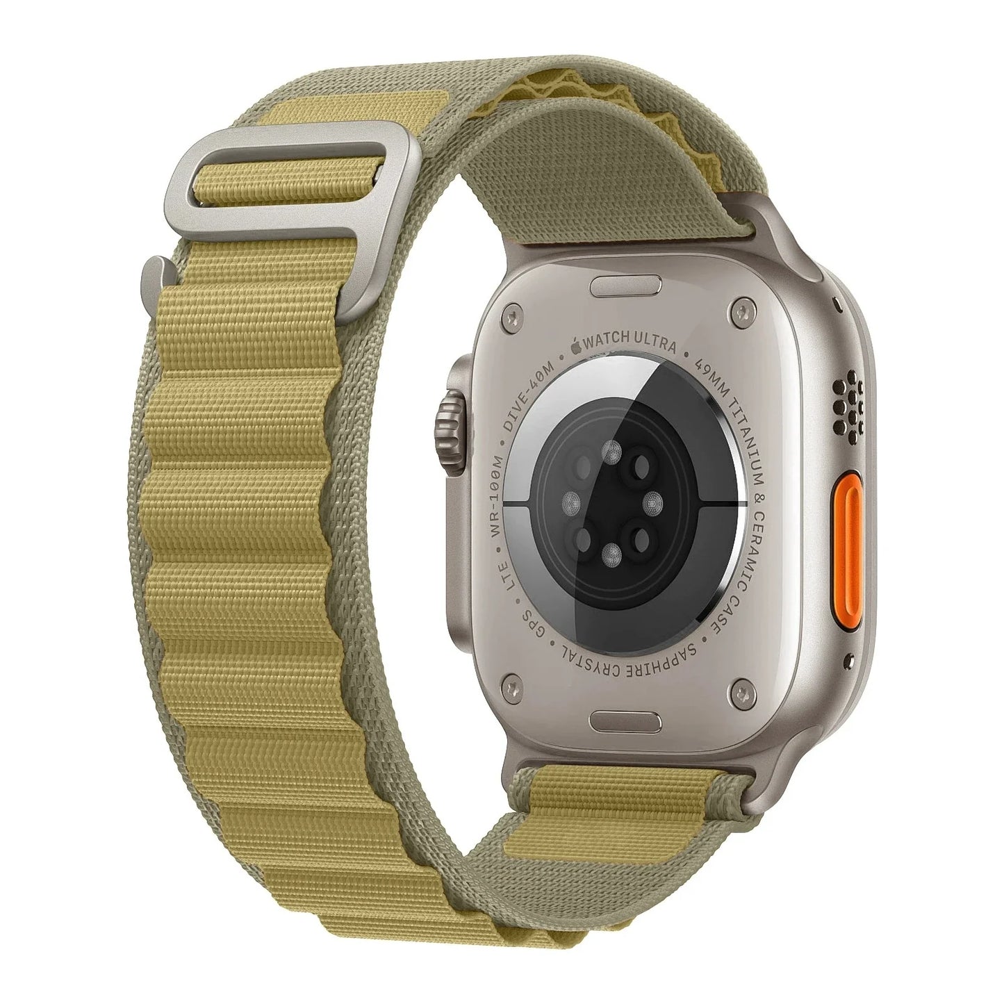 Alpine Loop Nylon Sport Strap for iWatch — Compatible with Series 4–10, 42/46/49mm Bands