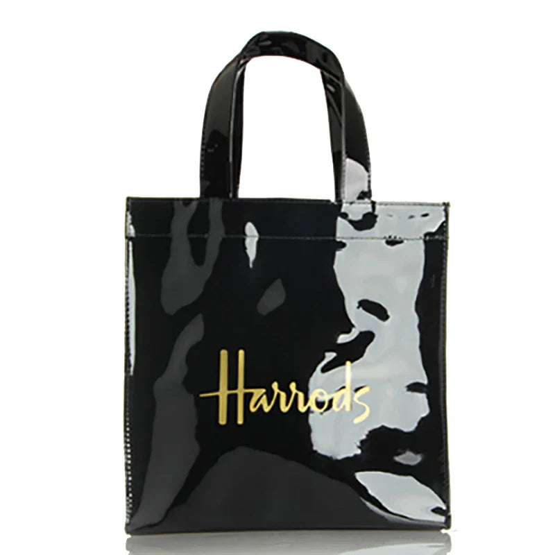 Simple Stylish PVC Reusable Shopping Bag – Luxury Eco-Friendly Waterproof Tote for Summer Beach