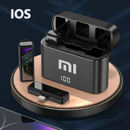 Xiaomi Wireless Lavalier Microphone – Portable Noise-Cancelling Mini Mic for Vlog, Interview, Live Streaming, Audio & Video Recording